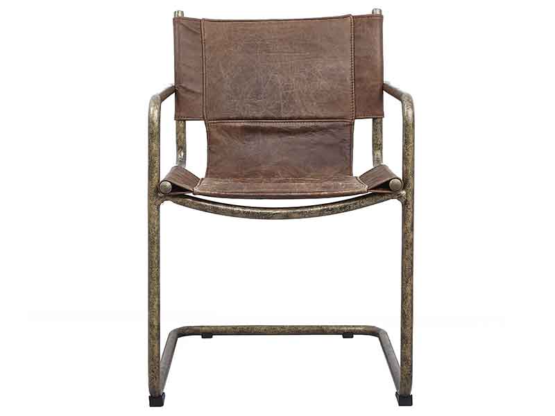 Vintage Leather Industrial Chair