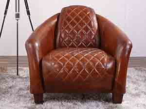 Leather Club Armchair