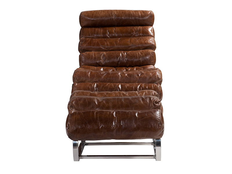 Vintage Recliner Chair With Ottoman