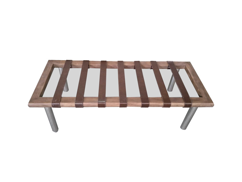 Black Leather Rectangle Chair Use In Lobby Living Room