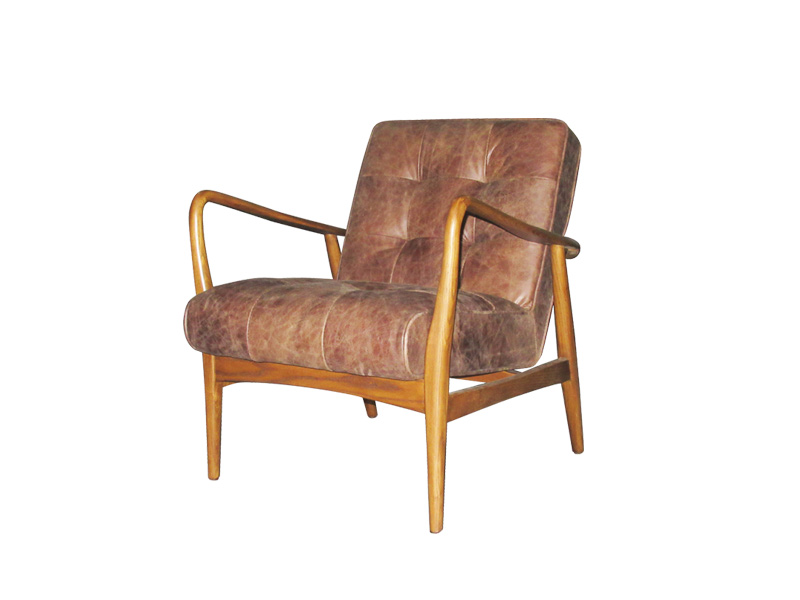 A Variety Of  Specifications Brown Chair Customized With Arms And Soft Cushion 