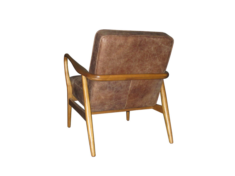 A Variety Of  Specifications Brown Chair Customized With Arms And Soft Cushion 