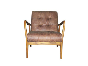 A Variety Of  Specifications Brown Chair Customized With Arms And Soft Cushion 