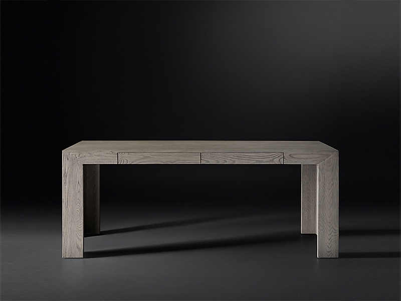 Rectangular Solid Wood Oak Dining Table