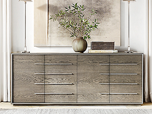 Solid Oak Wood Cabinet