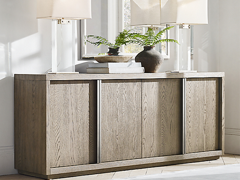 Oak Wood Sideboard Console Cabinet