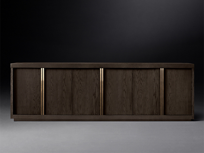 Chinese Oak Wood Home Furniture Console