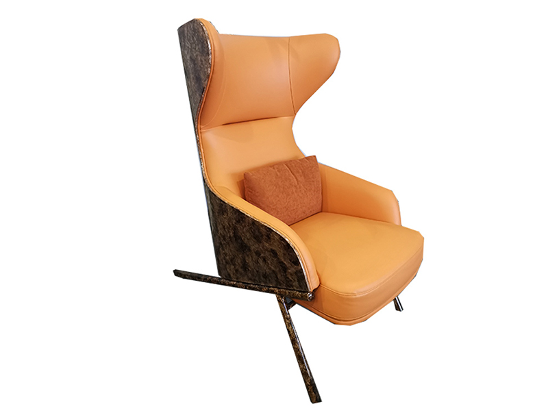 Fabric Upholstered Leisure Lounge Chairs With Arms