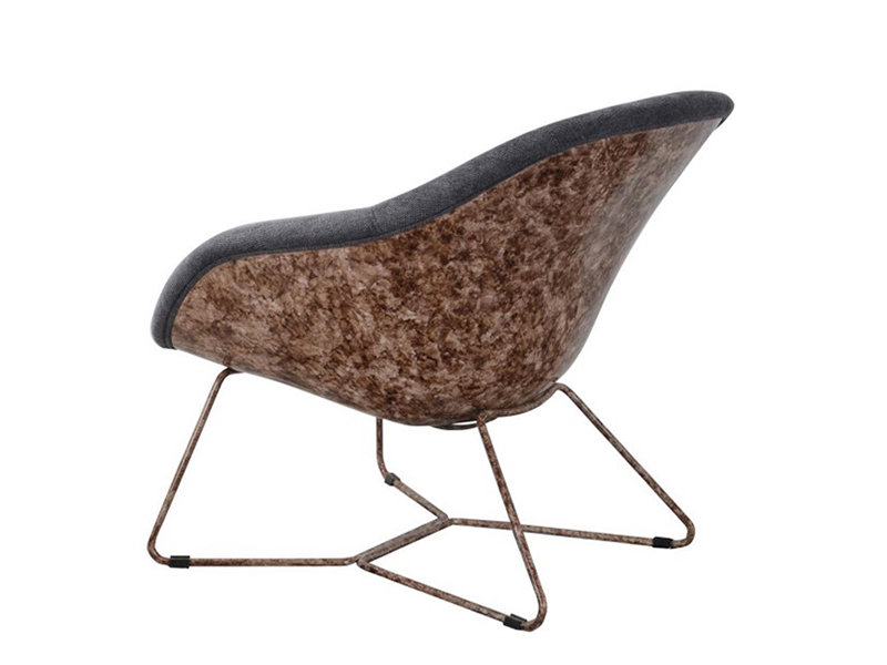 Fabric Upholstered Leisure Lounge Chairs With Arms