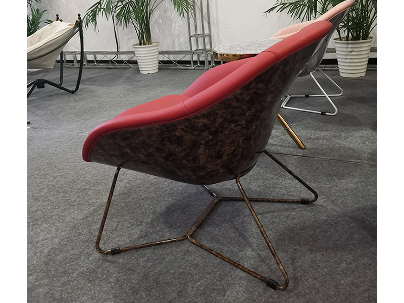 Fabric Upholstered Leisure Lounge Chairs With Arms