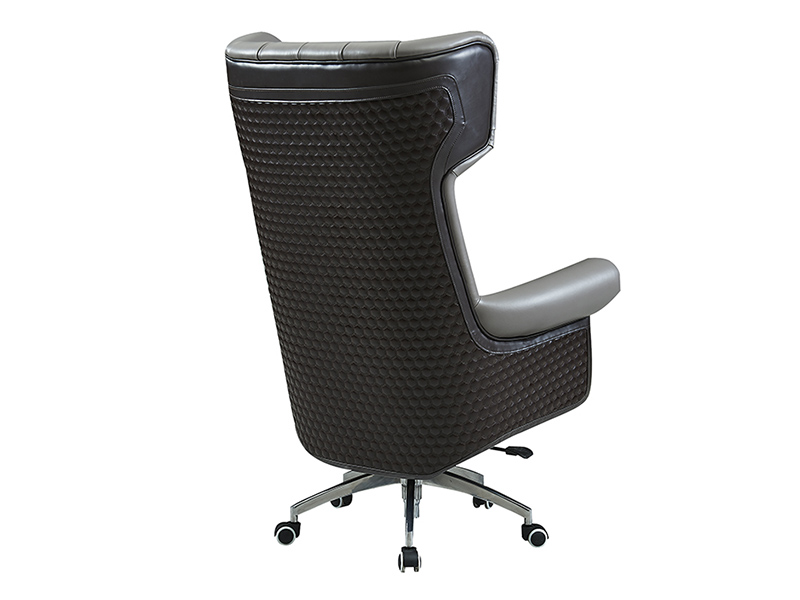 High End Diamond Stitched Back Leather Office Chair