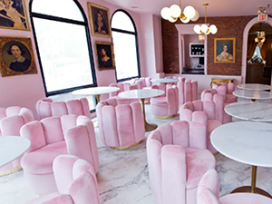 Living Room Petal Shape Stainless Steel Frame Velvet Leisure Chair