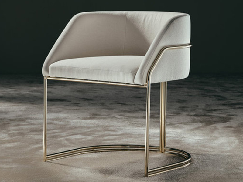 Black White Tufted Velvet Leather Dining Chair