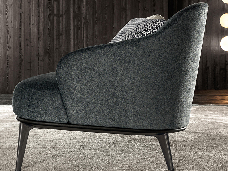 Living Room Armchair Upholstered Dining Chair 