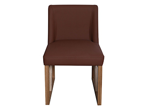Luxury Oak Wood Base Fabric Desk Chair