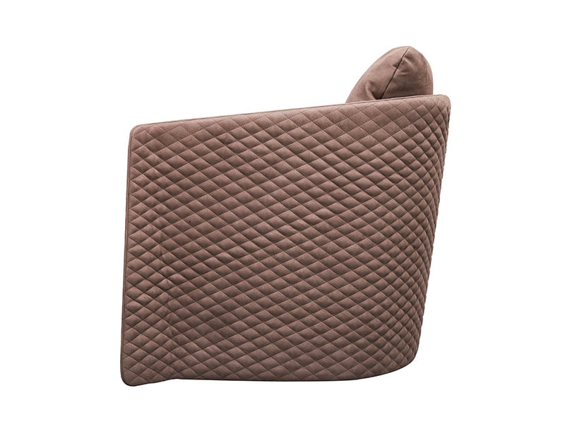 High Class Diamond Stitching Cover Leather Sofa 