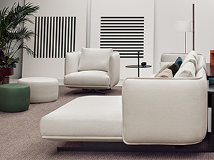 Living Room Luxury Stylish Accent Customized Fabric Armchair