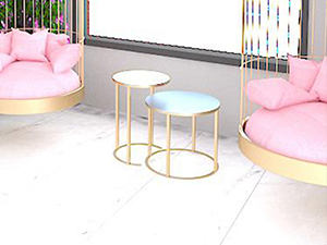 Marble Top Small Side Coffee Table