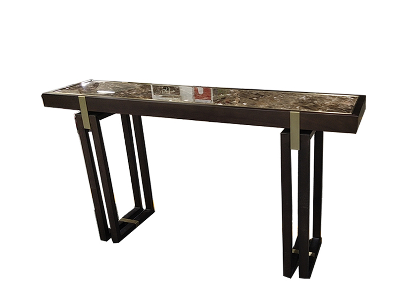 Stainless Steel Metal Base Console Table