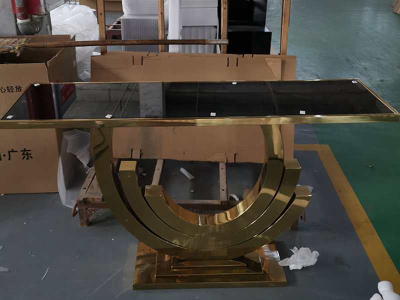 Stainless Steel Chinese Console Table Wrought Iron Console Table