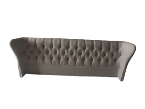 Italian Luxury Fabric Wooden Bed Headboard Bedroom King Size Furniture Hotel With Buckle Design