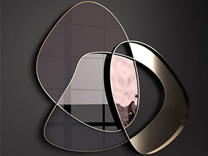 Wall Mirror Modern Decor Mirror Glass Wall