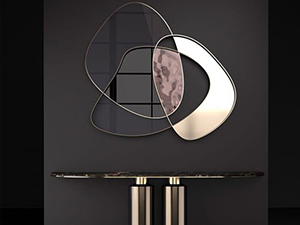 Wall Mirror Modern Decor Mirror Glass Wall