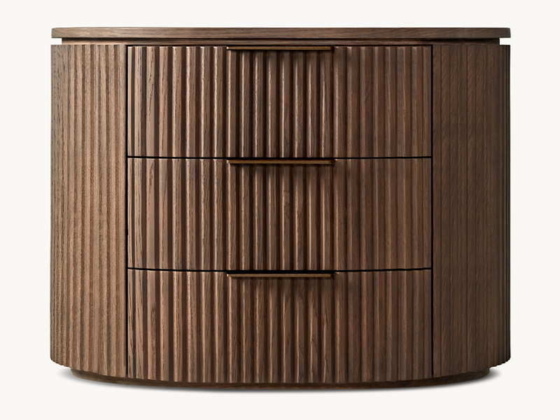 European White Oak Nightstand;Wooden Nightstand;Byron Nightstand