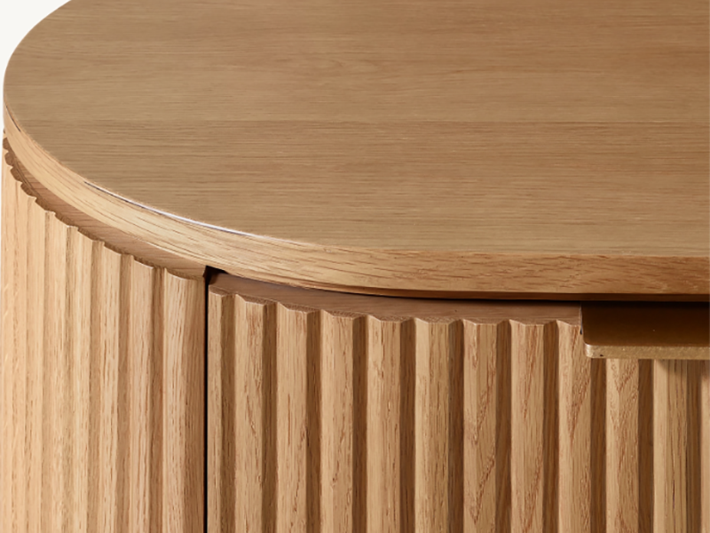 European White Oak Nightstand;Wooden Nightstand;Byron Nightstand