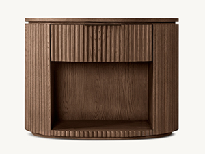 Maison Nightstand;Wooden Nightstand;Oak Nightstand