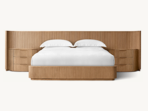 Wooden Bed;Bedroom Bed;European Oak Bed