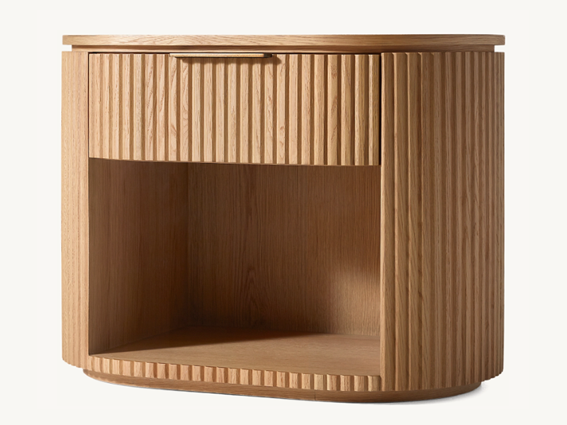 Maison Nightstand;Wooden Nightstand;Oak Nightstand