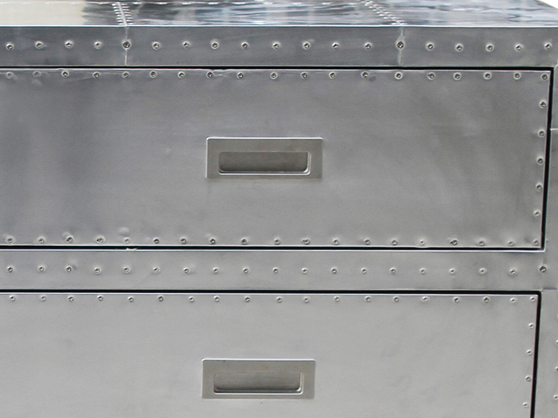 4 Drawers Aluminium Chest