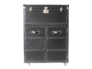 Aluminium Chest Double Drawers Dresser