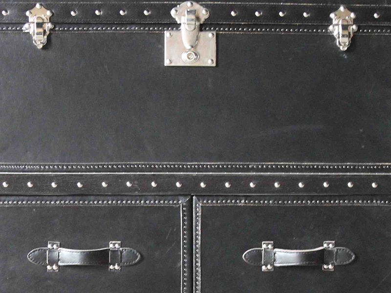 Aluminium Chest Double Drawers Dresser