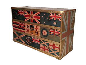 Chest With UK Flag Print