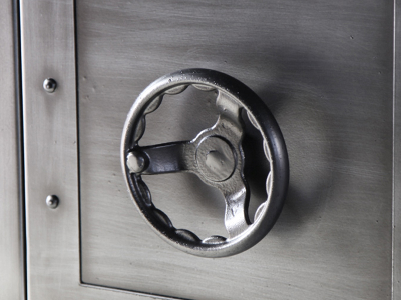 Industrial Vintage Nightstand Bedside Table With Storage Cabinet