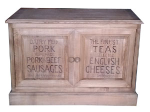 Salvaged Wood Double Door Cabinet