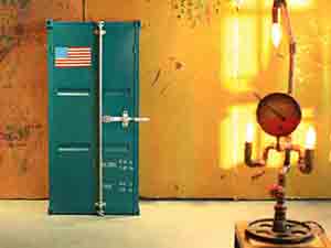 Shipping Container Style Industrial Furniture