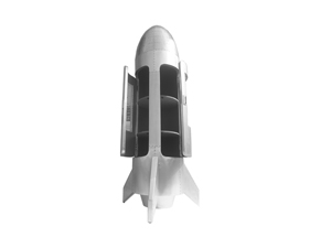 Aluminum Rocket Cabinet With Double Door Creative For Living Room Office Club Decoration