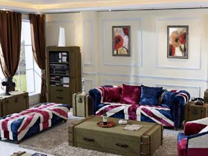 Antique Canvas Bookshelf