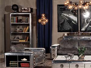 Aviator Living Room Bookshelf