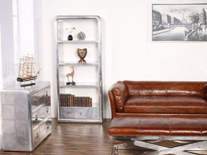 Aviator Aluminium Shelving with Drawer