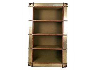 Jet Brass Single Shelving
