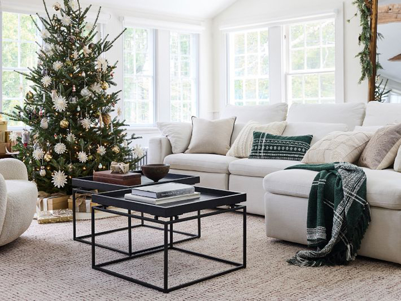 Living Room Sofa；L Shape Fabric Sofa