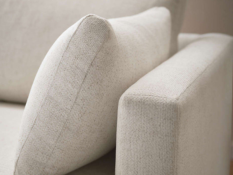 Fabric Sectional Couch Sofa;linen sofa;Living Room Sofa