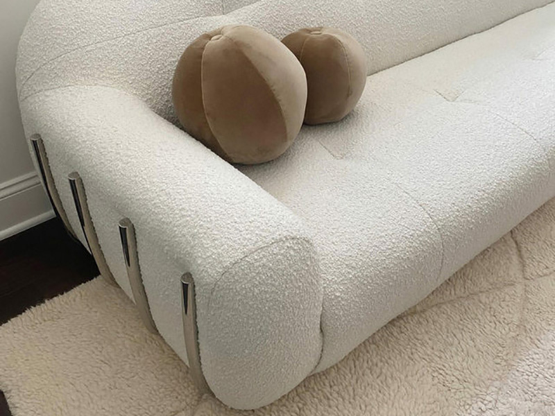 Fabric Sectional Couch Sofa;linen sofa;Living Room Sofa