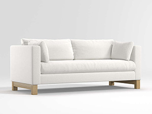 Fabric Sectional Couch Sofa;linen sofa;Living Room Sofa