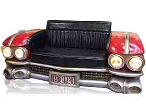 Leather Sofas in Car Form