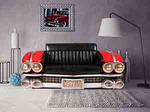 Leather Sofas in Car Form